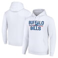 thumbnail image 1 of Unisex Starter White Buffalo Bills Team Mesh Print Graphic Tri-Blend Pullover Hoodie, 1 of 3