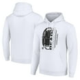 thumbnail image 1 of Unisex Starter White Chicago Bears Half Helmet Logo Pullover Hoodie, 1 of 3