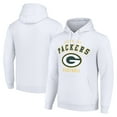 thumbnail image 1 of Unisex Starter White Green Bay Packers Logo Pullover Hoodie, 1 of 3