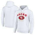 thumbnail image 1 of Unisex Starter White San Francisco 49ers Logo Pullover Hoodie, 1 of 3
