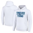 thumbnail image 1 of Unisex Starter White Tennessee Titans Team Mesh Print Graphic Tri-Blend Pullover Hoodie, 1 of 3