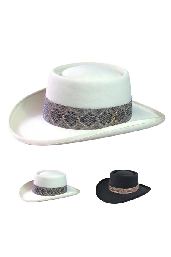 Unisex Steampunk Top Hat with Fashion Ribbon Decorative Formal Wear Headpiece