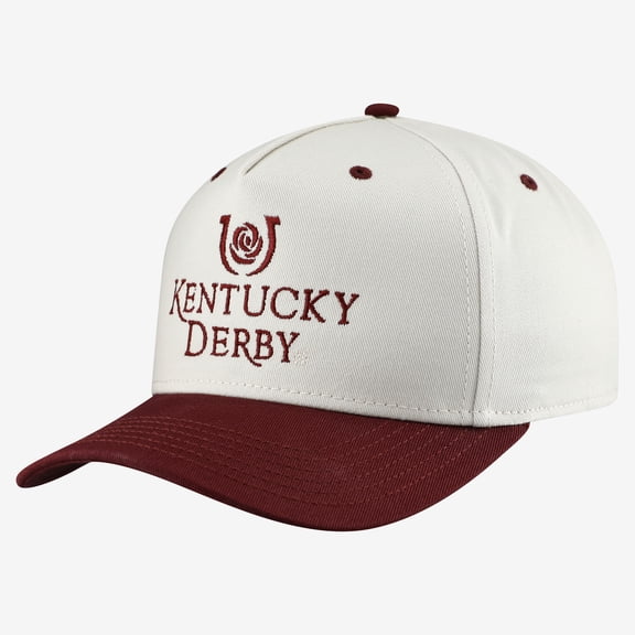 Unisex Stone/Maroon Kentucky Derby Heritage Adjustable Hat