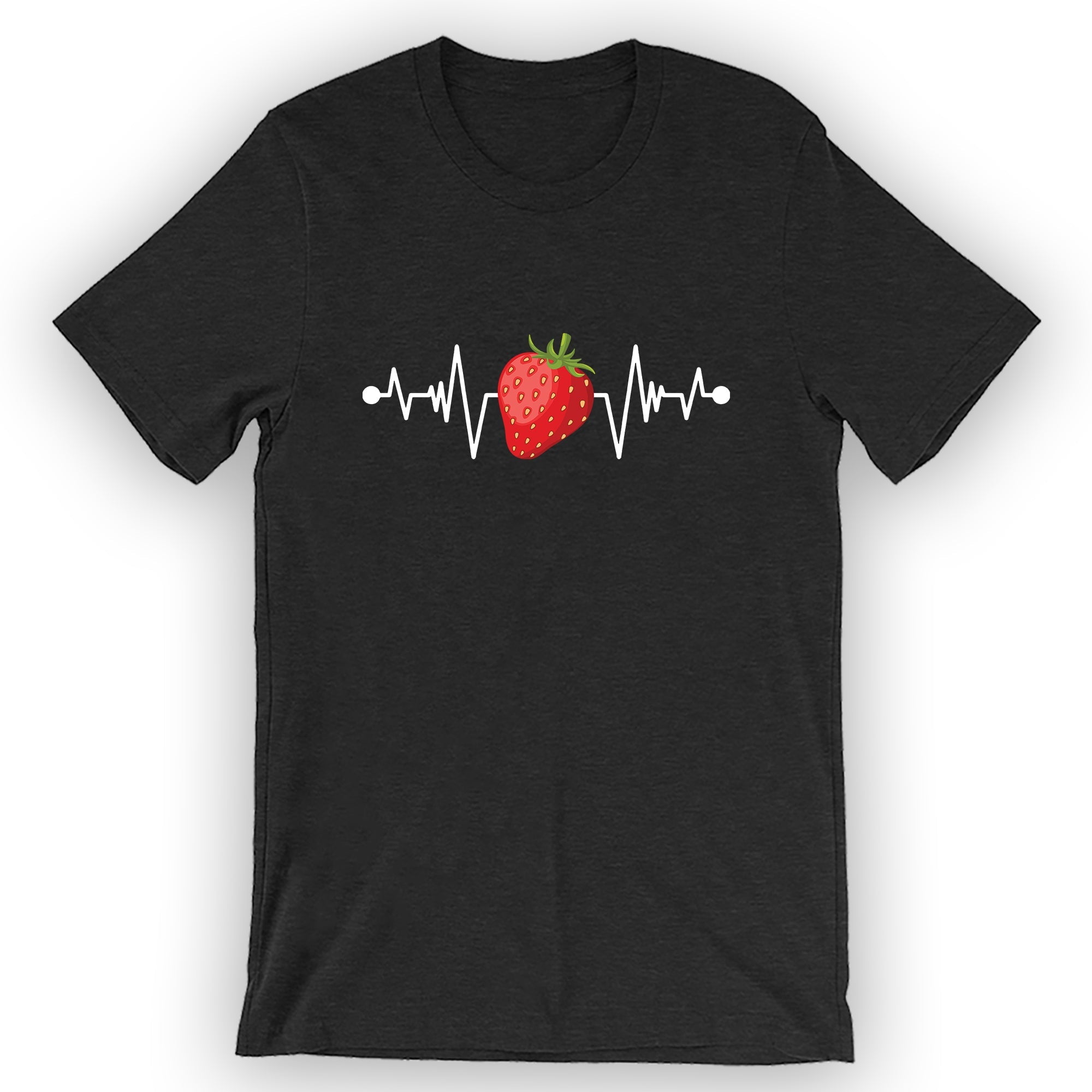 Strawberry Shirt - Strawberry Heartbeat Tee For Berry Lovers Strawberry Shirt - Strawberry Heartbeat Tee For Berry Lovers