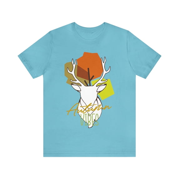 Unisex Streetwear Classic Jersey Short Sleeve T-Shirt Autumn Vibes Buck