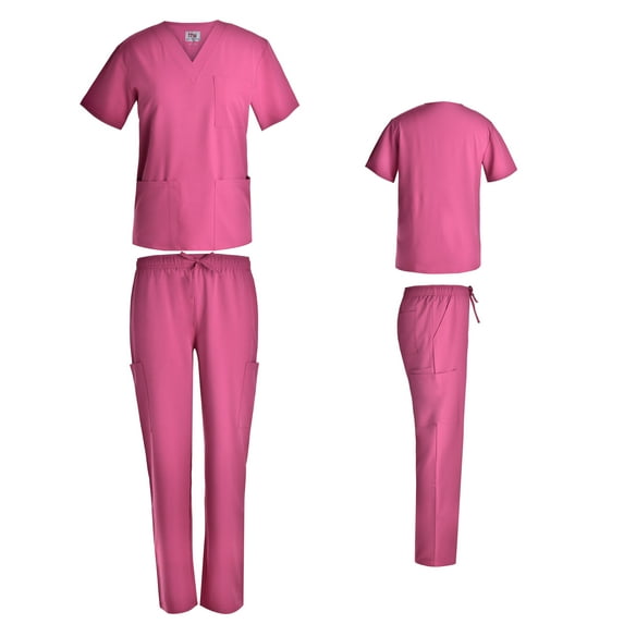 Unisex Stretch Scrub Set Top and Pants