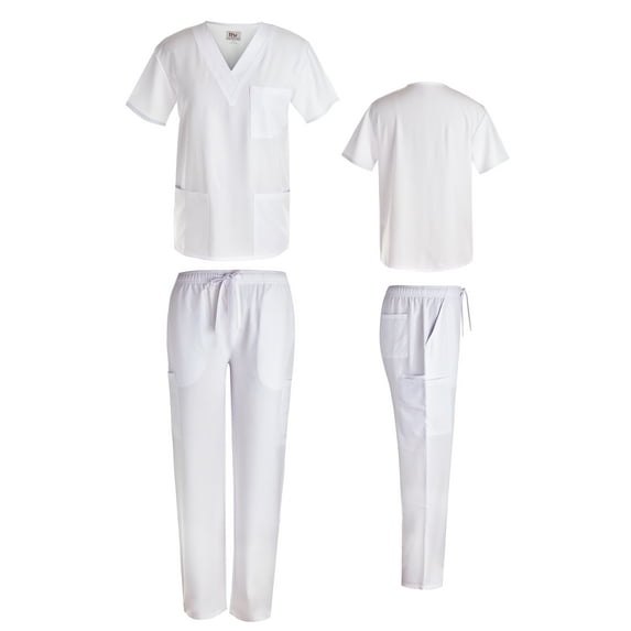 Unisex Stretch Scrub Set Top and Pants