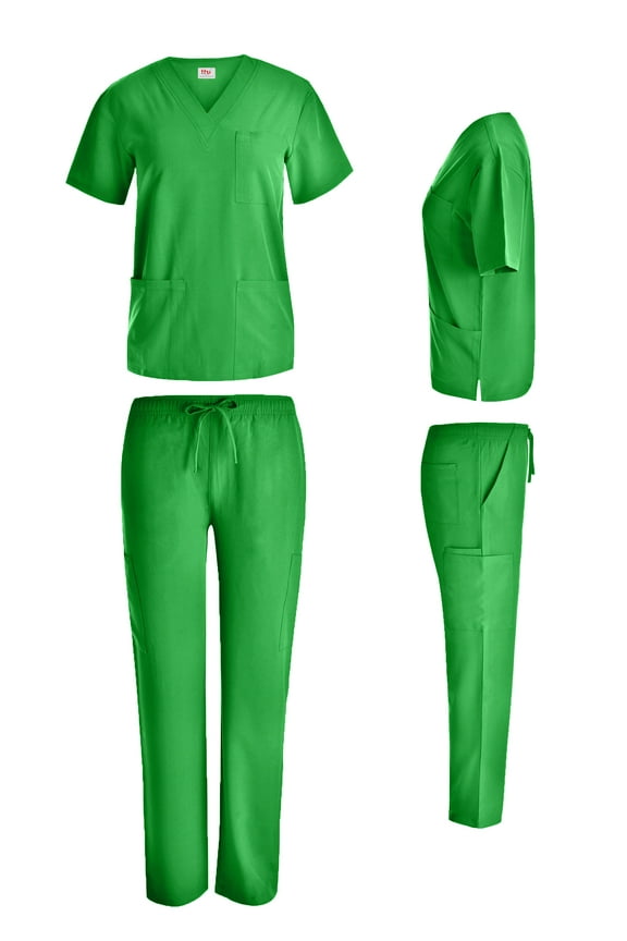 Unisex Stretch Scrubset Apple Green