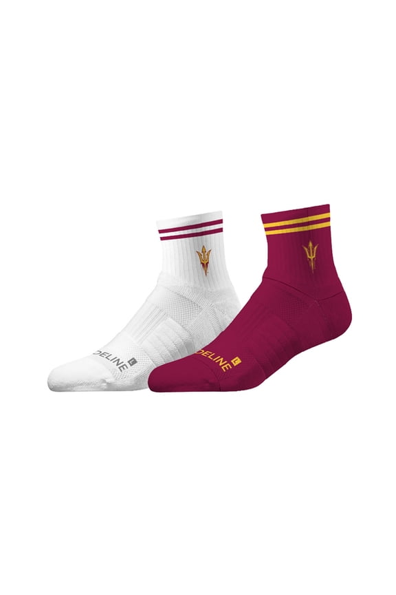 Unisex Strideline Arizona State Sun Devils Premium Knit 2-Pack Half Calf Socks Set