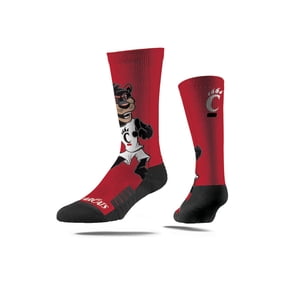 Unisex Strideline Cincinnati Bearcats Premium Mascot Crew Socks