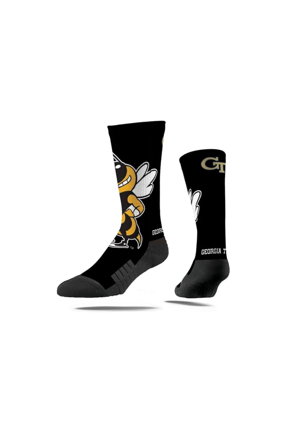 Unisex Strideline Georgia Tech Yellow Jackets Premium Mascot Crew Socks