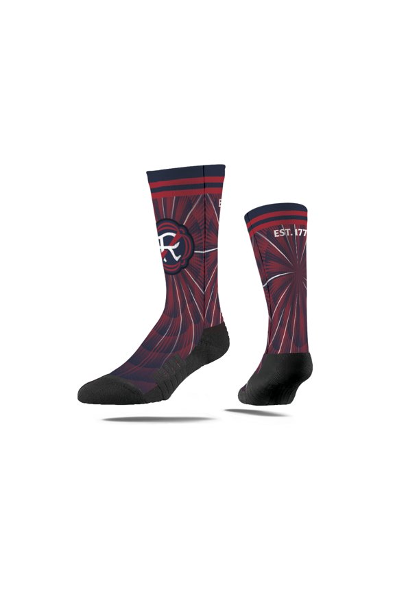 Unisex Strideline New England Revolution Jersey Hook Premium Crew Socks