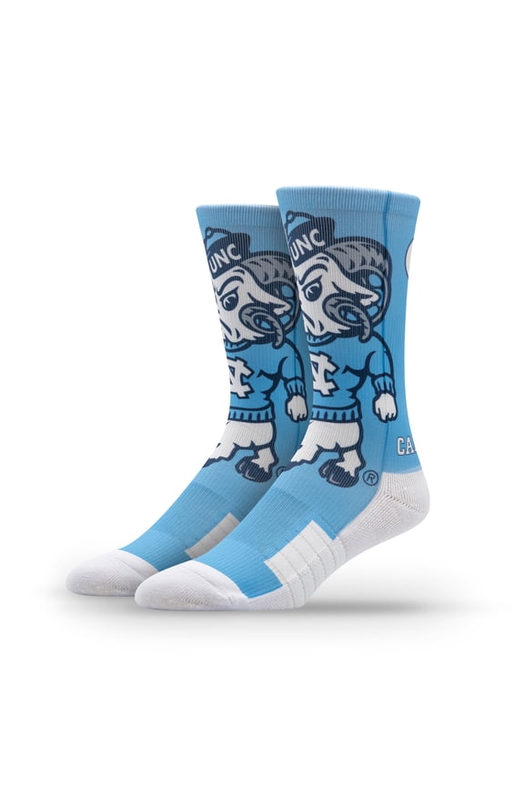 Unisex Strideline North Carolina Tar Heels Premium Mascot Crew Socks