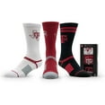 thumbnail image 1 of Unisex Strideline Texas A&M Aggies Premium Knit Crew Socks Three-Pack, 1 of 3