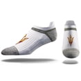 thumbnail image 1 of Unisex Strideline White Arizona State Sun Devils Premium Low Cut Socks, 1 of 1