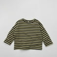 thumbnail image 1 of Unisex Striped Casual Tee for Kids Comfortable Blend Children's Top Shirt Short Sleeve Shirt for Girls Tees Kids Tshirts Clothes Summer Tops T-Shirt, 1 of 6