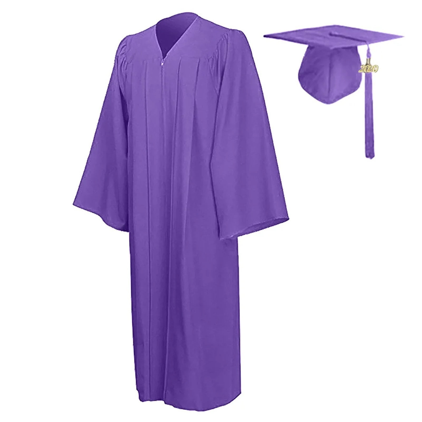 Unisex Student Graduation Gown Tasse Cap Pendant Set Formal High School ...
