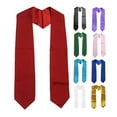thumbnail image 1 of Unisex Student's Graduation Honor Sash, Black Plain, 1 of 2