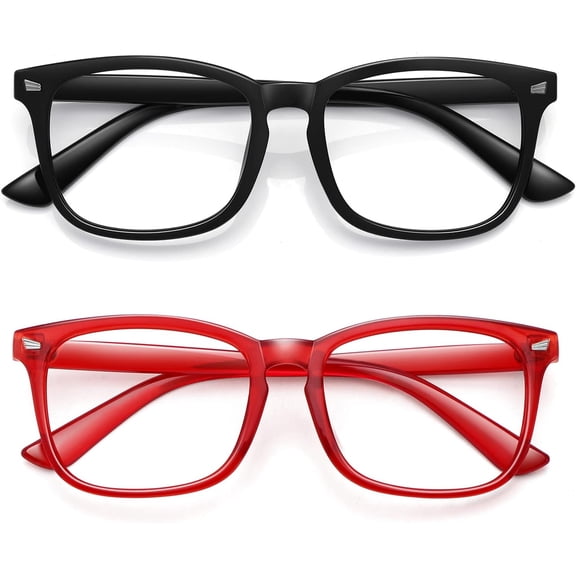 Unisex Stylish Nerd Non-prescription Glasses, Clear Lens Eyeglasses Frames, Glasses