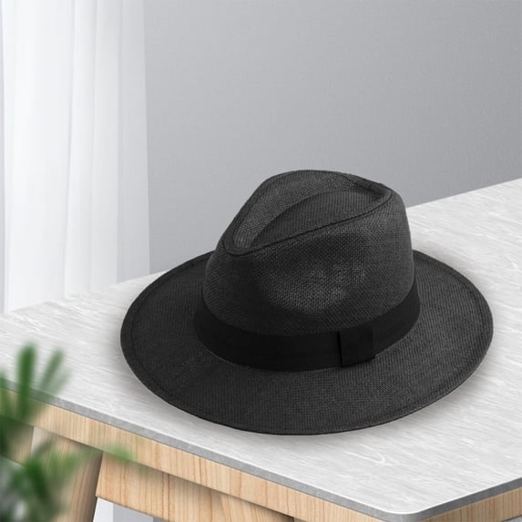 Unisex Summer Beach Panama Sun Hat For Women Wide Brim Cap 50 Plus