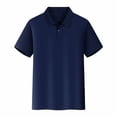 thumbnail image 1 of Unisex Summer Breathable Button Down Shirt - Lapel Collar, Polyester/Spandex, for Work/Casual - S-XXXXL Sizes, 1 of 3