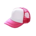 thumbnail image 1 of Unisex Summer Breathable Plain Mesh Baseball Cap Adjustable Snapback Sunhat, 1 of 8