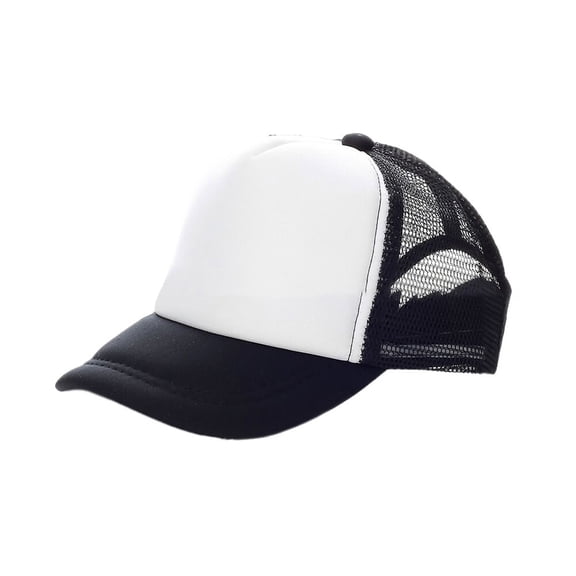 Unisex Summer Breathable Plain Mesh Baseball Cap Adjustable Snapback Sunhat