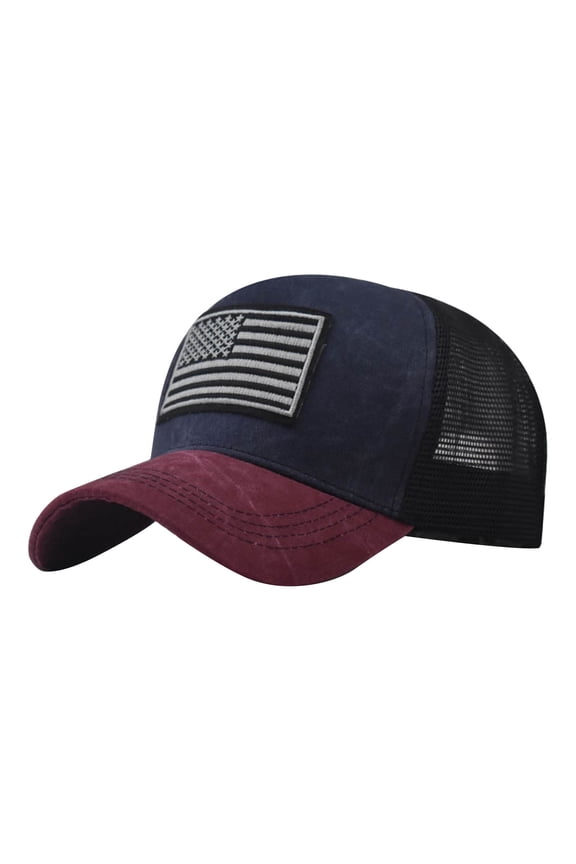 Unisex Summer Casual Sunscreen Baseball Cap Plain Solid Color Adjustable Visor Outdoor Trucker Hat