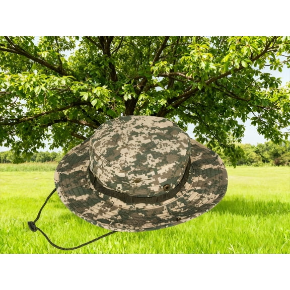 Unisex Summer Safari Hat - UPF 50  UV Protection, Foldable Wide Brim for Hiking & Beach