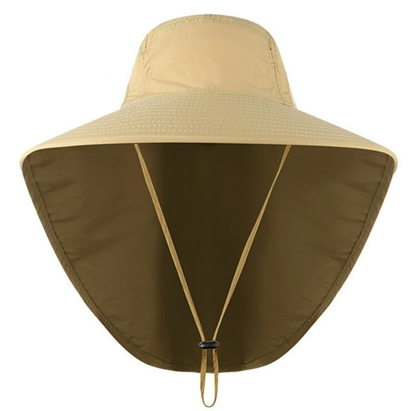 Unisex Summer Sun Hat with Neck Flap | UV Protection Outdoor Cap for Fishing, Climbing - Quick-Dry and Breathable