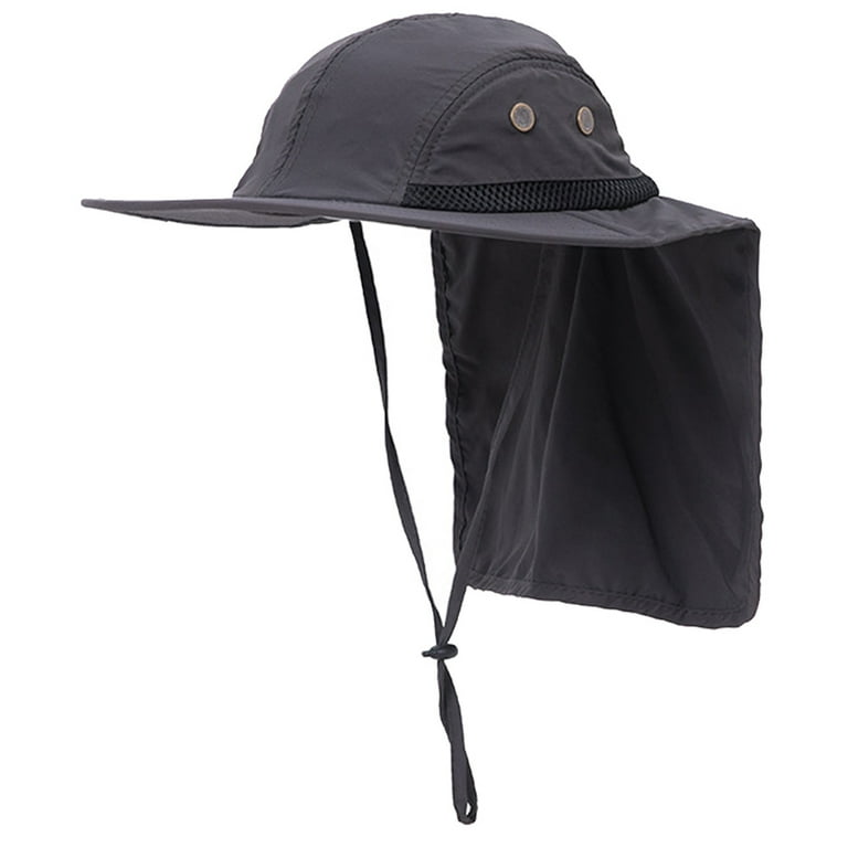 Unisex Sun Hat with Neck Flap Cover Fishing Cap Neck Protection