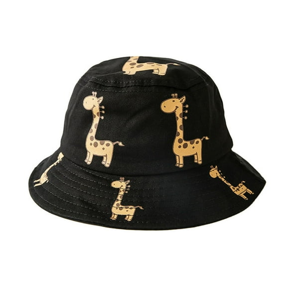 Unisex Sun Hats, Cotton Beach Bucket Hat Summer Outdoor Boy's Girls Boonie Cap Breathable Packable
