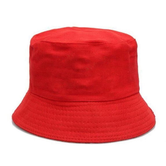 Unisex Sun Hats, Cotton Beach Bucket Hat for Men Women,Summer Outdoor Boy's Girls Boonie Cap Breathable Packable