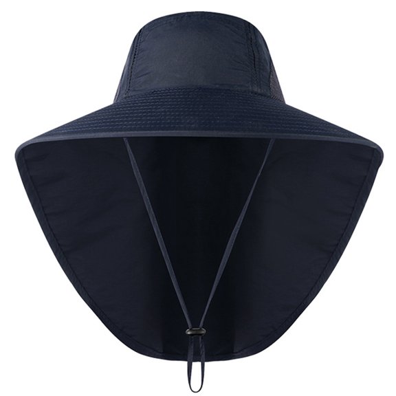 Unisex Sun Hats Outdoor Activities UV Protection Cap Summer Hats with Neck Flap for Fishing Climbing