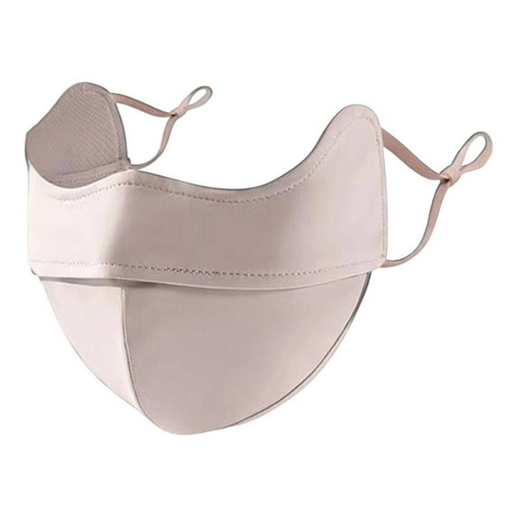 Unisex Sun Protection Full Face Mask, UPF 50+ Face Cover, Breathable Face Cover Hat Outdoor Activities Summer Cycling Hiking Travel,Color:Pink