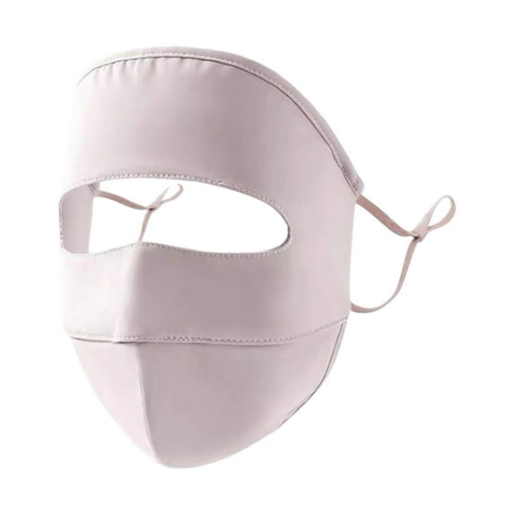 Unisex Sun Protection Full Face Mask, UPF 50+ Face Cover, Breathable Face Cover Hat Outdoor Activities Summer Cycling Hiking Travel,Color:Pink