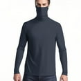 thumbnail image 1 of Unisex Sun Protection Shirt UPF 50+ Fishing Hiking Shirt with Face Cover Long Sleeve Lightweight UV Shirts with Mask, 1 of 5