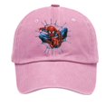 thumbnail image 1 of Unisex Superhero Baseball Cap Spider Action Graphic Washed Cotton Sunshade Curved Brim Hat Birthday Novelty Casual Gift, 1 of 6