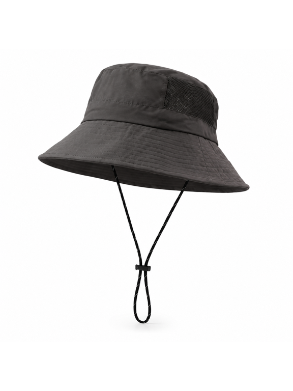 Unisex Surf Bucket Hat, Over 99% UV Blocking Quick-Dry Water-Resistant Sun Hat with Reinforced Snap Strap, Foldable Packable Hat for Fishing Hiking Travel.