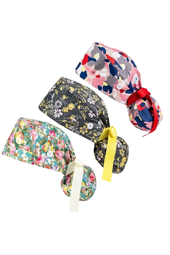 Unisex Surgical Bouffant Cap, Non-Woven Hair Cover for Medical, Food Service, or Cleaning, One-Size Fits All for Hygiene and Safety. Multicolor 1PC