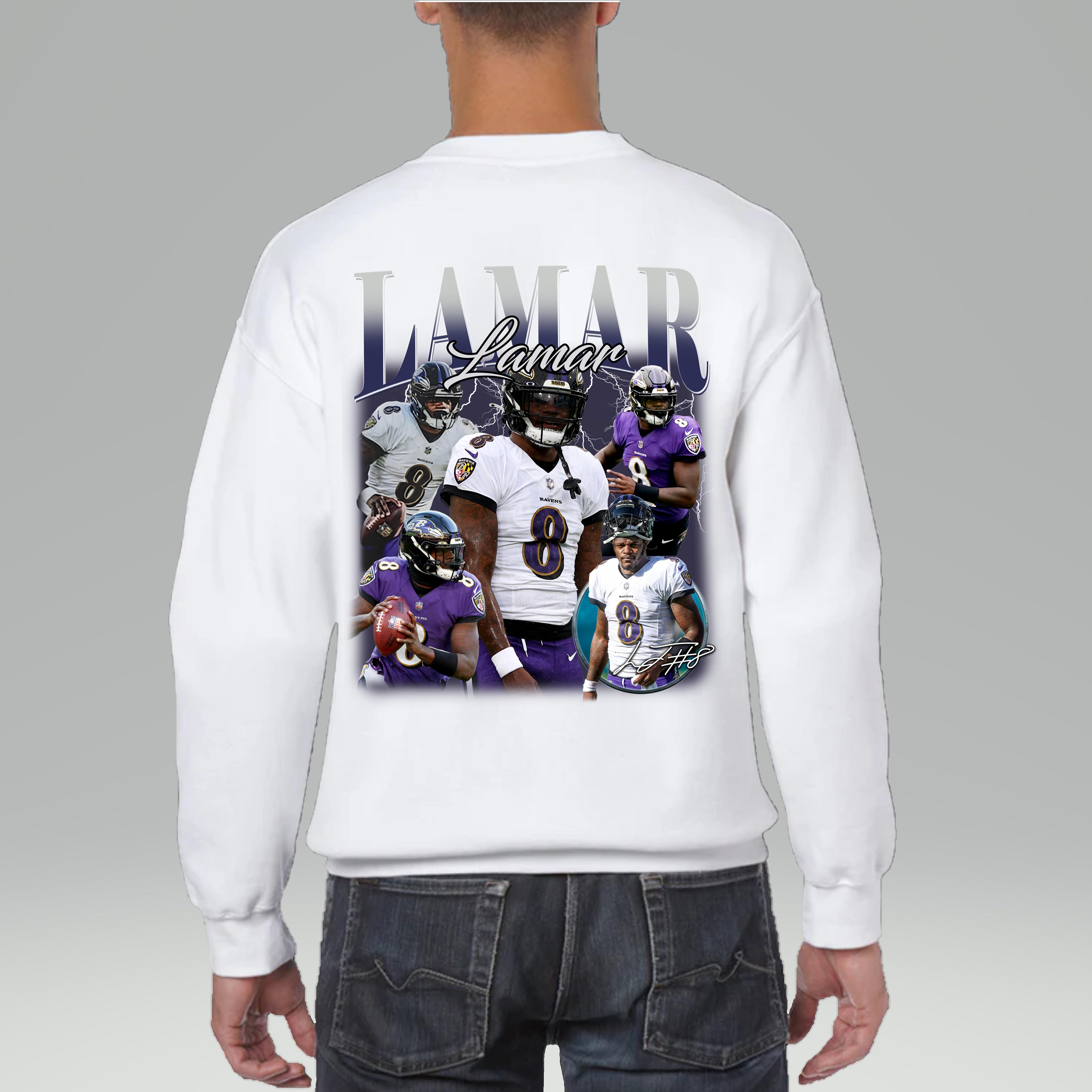 Unisex antiparasitic Sweatshirt Lamar Jackson