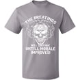thumbnail image 1 of Unisex T-Shirt, Breating Morale Improves, Slim Fit, Short Sleeve Sweater - Sport Grey 2X-Large, 1 of 2