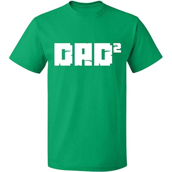 Unisex T-Shirt, Dad Square, Slim Fit, Short Sleeve Sweater - Irish Green Small
