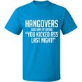 thumbnail image 1 of Unisex T-Shirt, Hangovers Gods Way, Slim Fit, Short Sleeve Sweater - Sapphire Small, 1 of 2