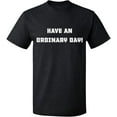 thumbnail image 1 of Unisex T-Shirt, Have An Ordinary Day, Slim Fit, Short Sleeve Sweater - Dark Heather Small, 1 of 2