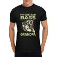 thumbnail image 1 of Unisex T-Shirt – Heavy Cotton Shirt – Bass Grandpa - L, 1 of 5