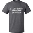 thumbnail image 1 of Unisex T-Shirt, If I Can't Bring My Dog, Slim Fit, Short Sleeve Sweater - Graphite Heather X-Large, 1 of 2