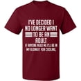 thumbnail image 1 of Unisex T-Shirt, My Blonket For Cooling, Slim Fit, Short Sleeve Sweater - Cardinal Red Large, 1 of 2