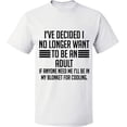 thumbnail image 1 of Unisex T-Shirt, My Blonket For Cooling, Slim Fit, Short Sleeve Sweater - White Large, 1 of 2