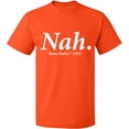 thumbnail image 1 of Unisex T-Shirt, Nah Rosa Parks TM 1995, Slim Fit, Short Sleeve Sweater - Orange 3X-Large, 1 of 2
